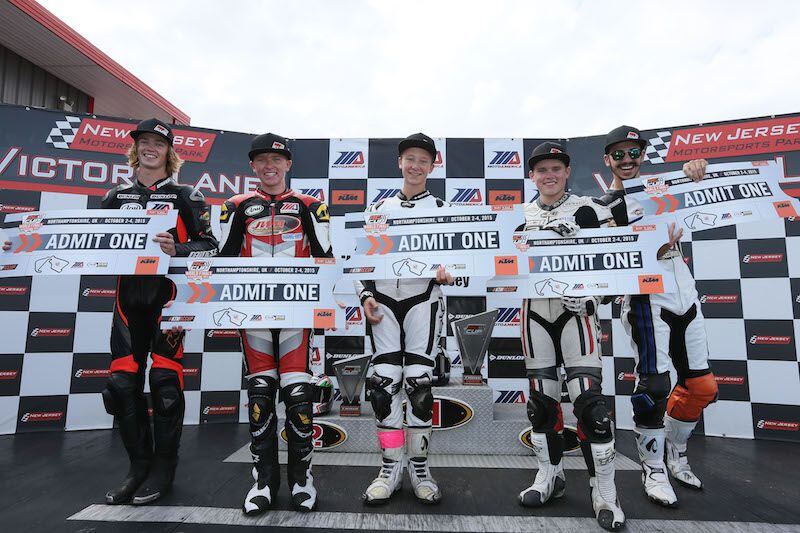 MotoAmerica KTM RC Cup Top Five Head To Series World Finals As