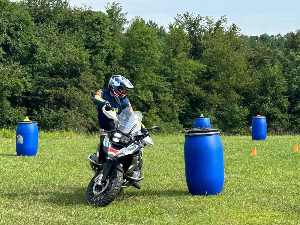 Penmerryl Farm’s mix of grassy fields and wooded trails offer an ideal location for training. Most people won’t have the luxury of such conditions at their homes, but a parking lot will suffice to practice some of the basics.