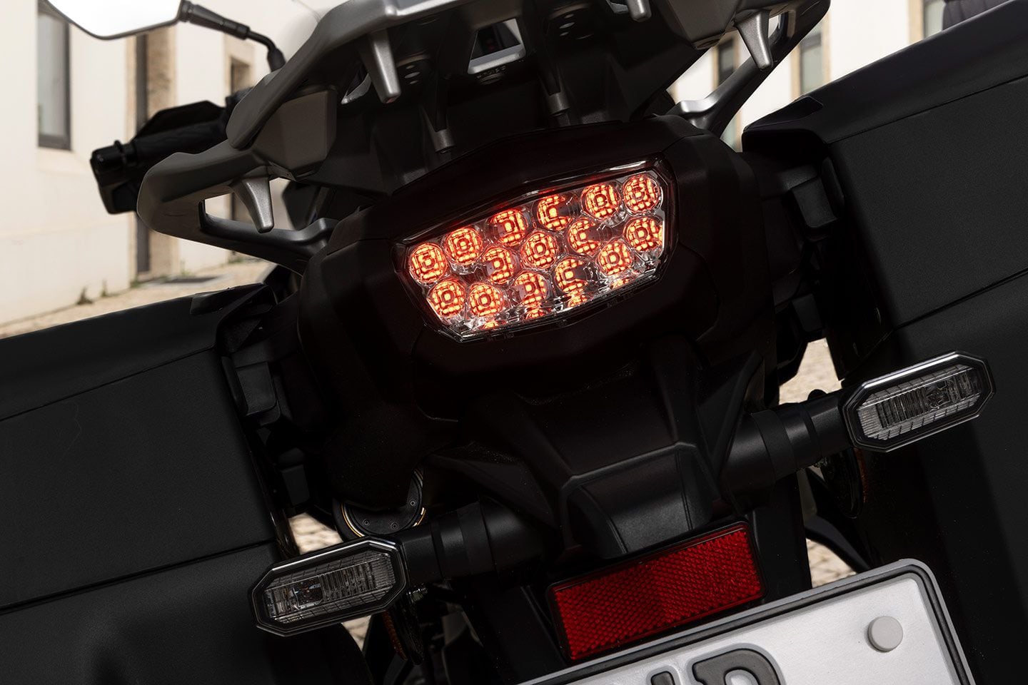 While the LED headlights and turn signals are quite sleek, the taillight and plastic casing are less stunning. It’s nothing major, but does stand out on an $18,500 bike.