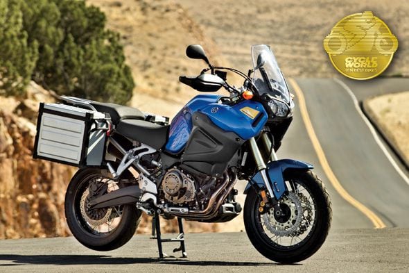 yamaha adventure touring motorcycle