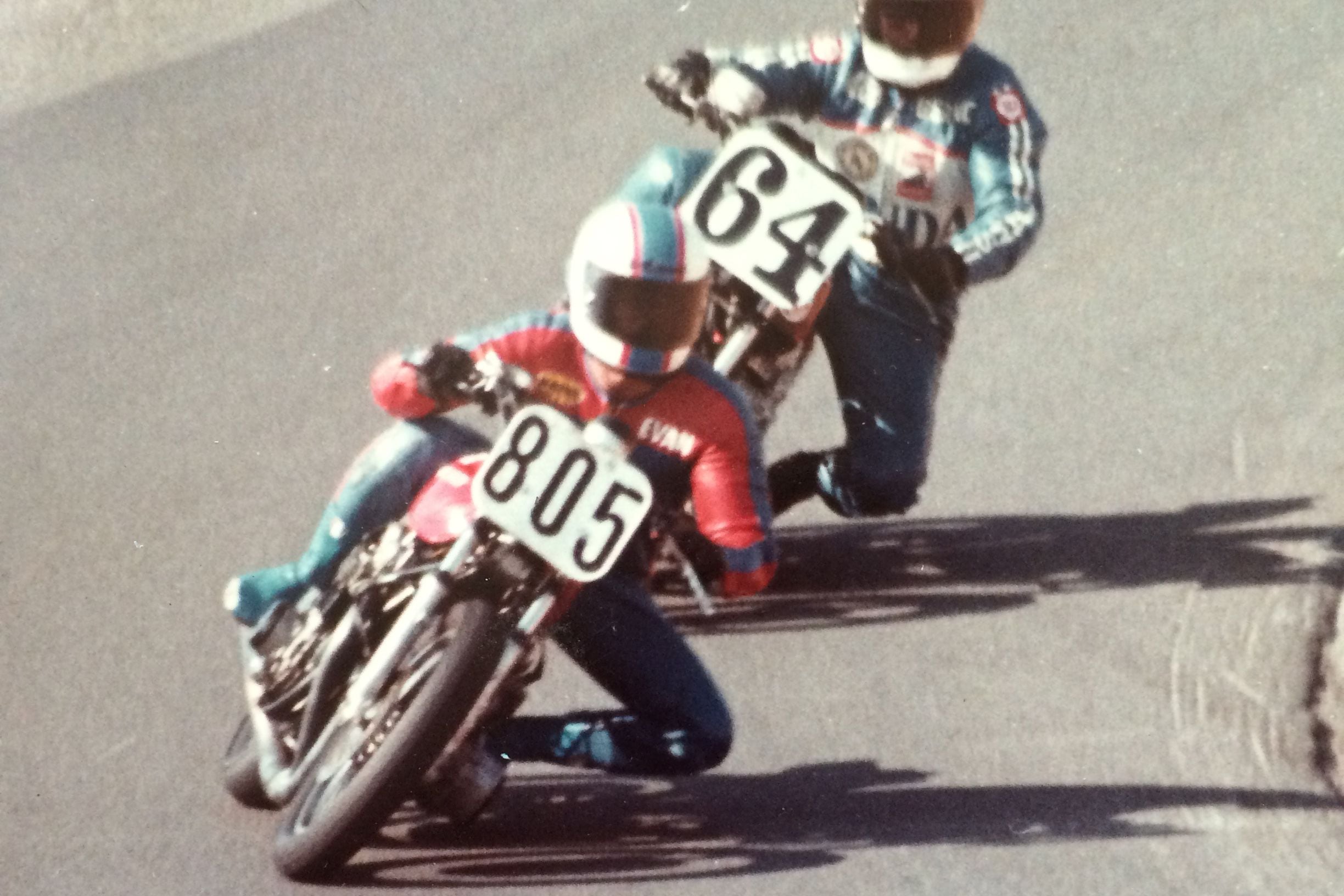 Grosswirth (805) leading Bernd Koegler at Riverside during an AFM race in 1981. As fun and fast as this racebike felt, it’s nothing compared to what Hypercycle built 40 years later.