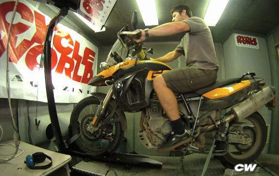 2009 BMW F800GS Dyno Run- Compare Motorcycle Horsepower on CycleWorld