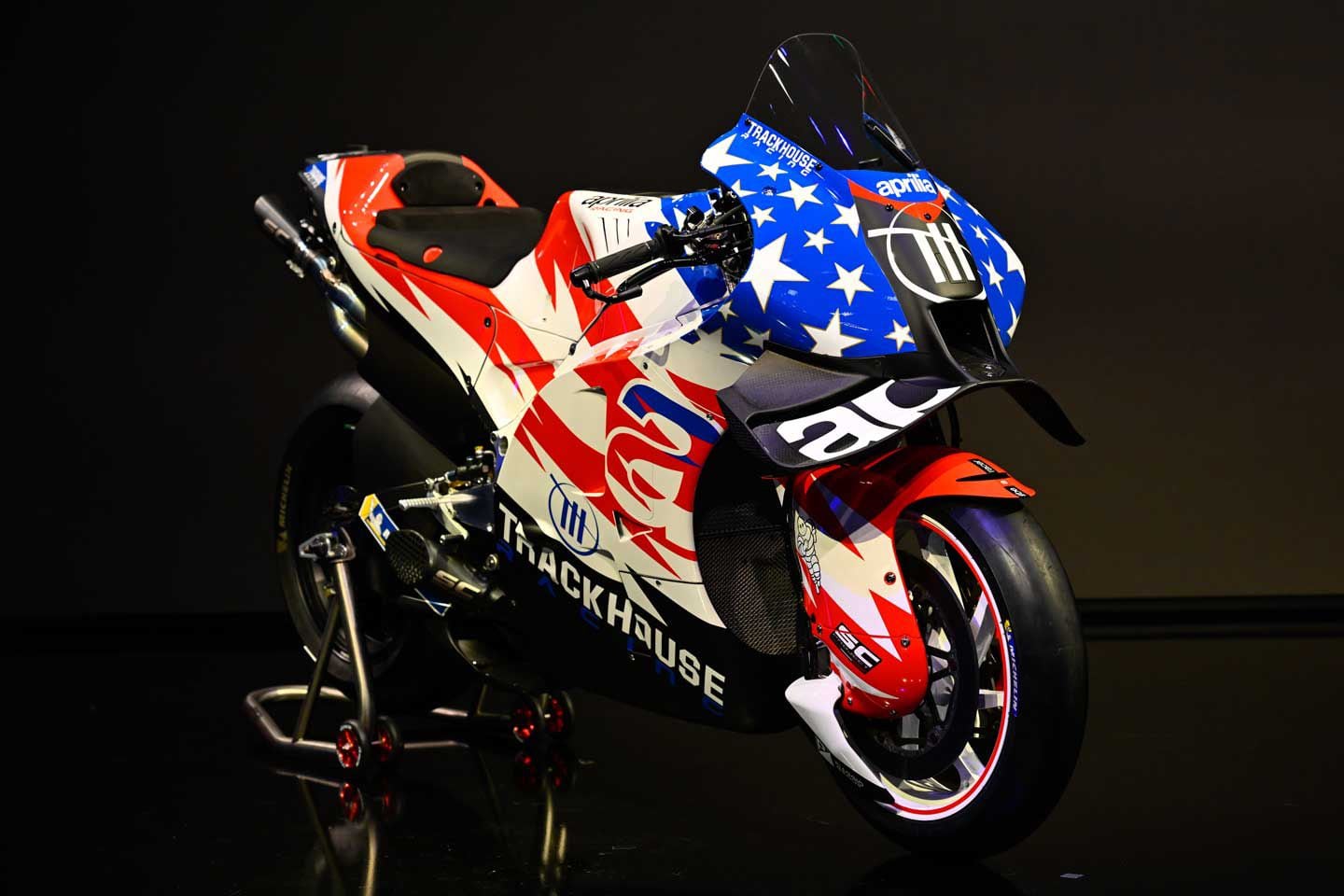 Trackhouse Racing is a major player in NASCAR and now has jumped into MotoGP with a two-rider team on Aprilia’s RS-GP.