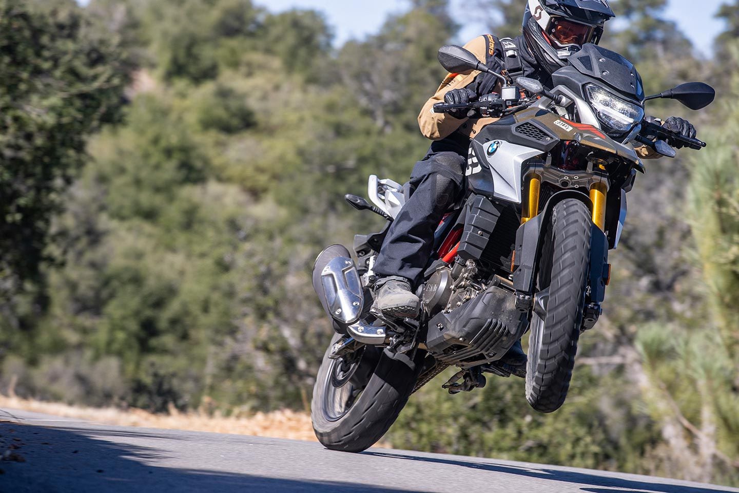 The BMW G 310 GS can be described in one word: playful.