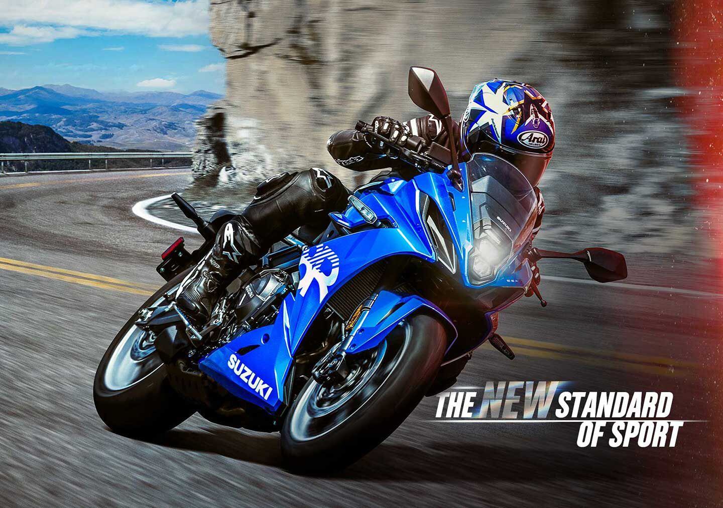 La nouvelle Suzuki GSX-8R promet un prix abordable dans un ensemble sportif de poids moyen.