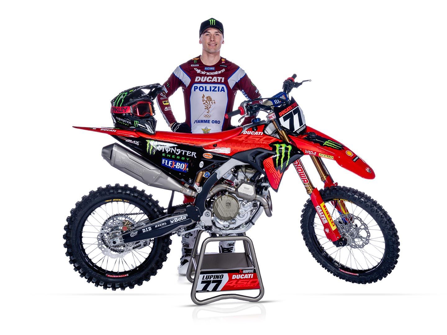 Lupino will be on the start line with the Desmo450 MX March 16 for the Italian Motocross Pro Prestige MX1 Championship.