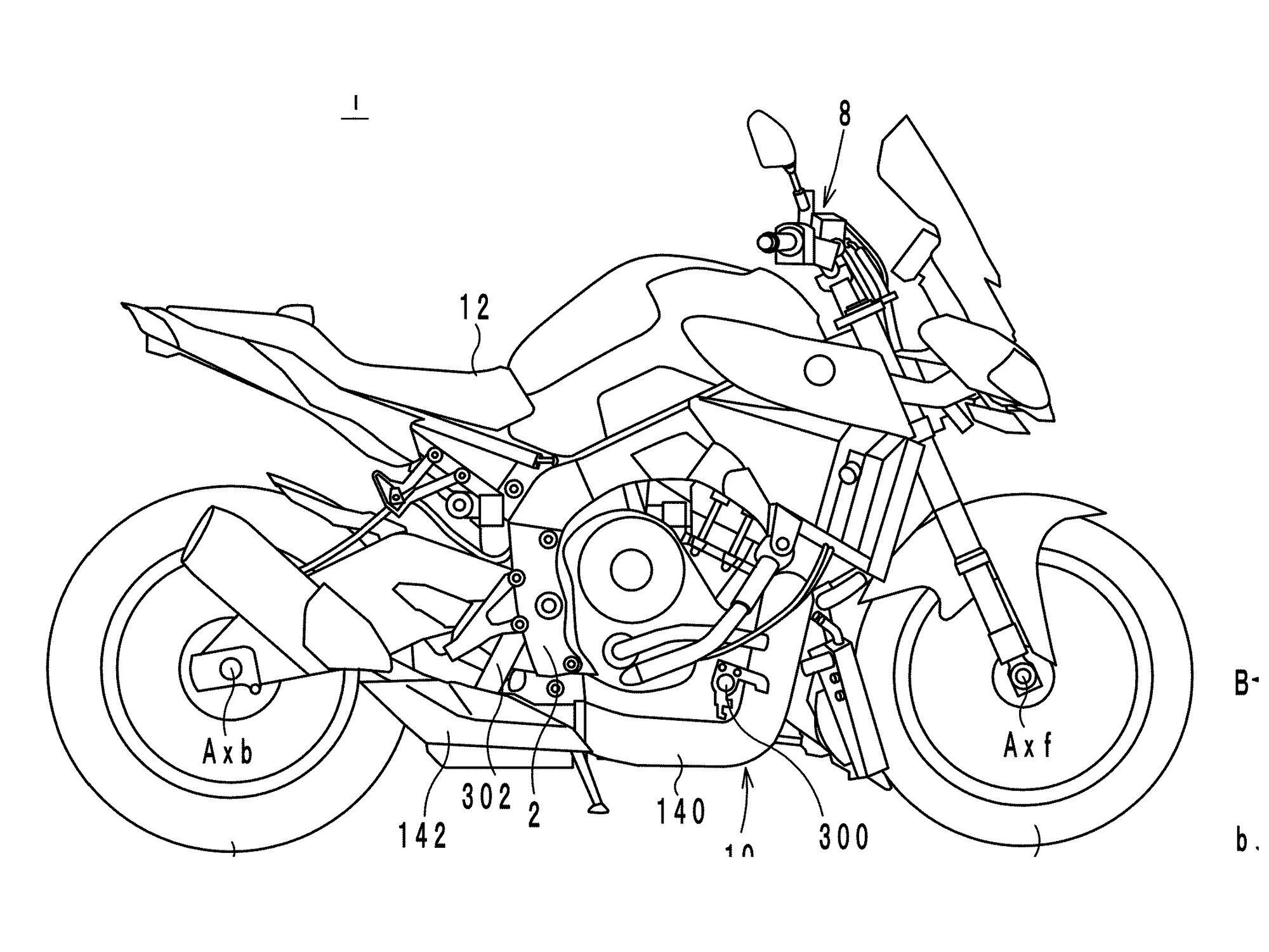 New patents show Yamaha is still heavily involved in its turbocharged triple-cylinder bike project.