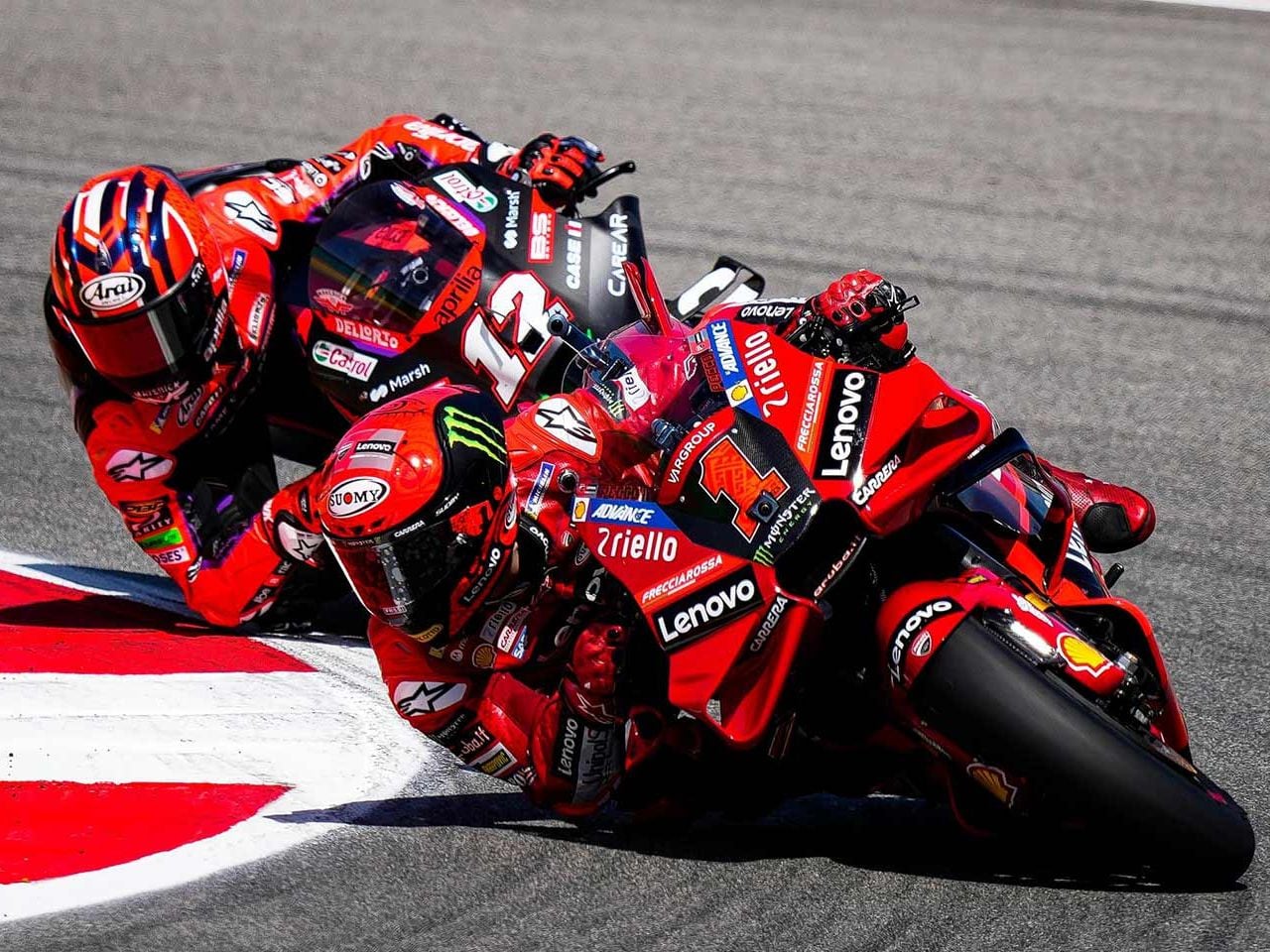 How do riders survive a MotoGP crash