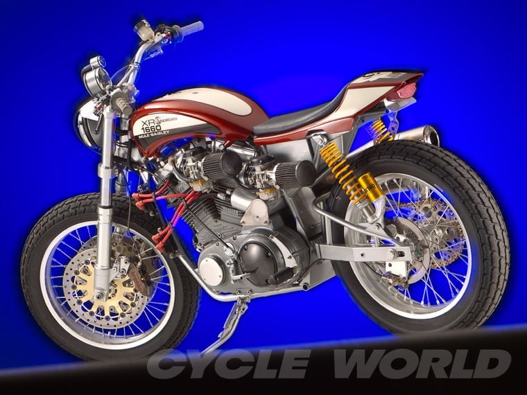 Mule Motorcycles Xr1600 Street Tracker The Punisher Mule Baisley Cycle World