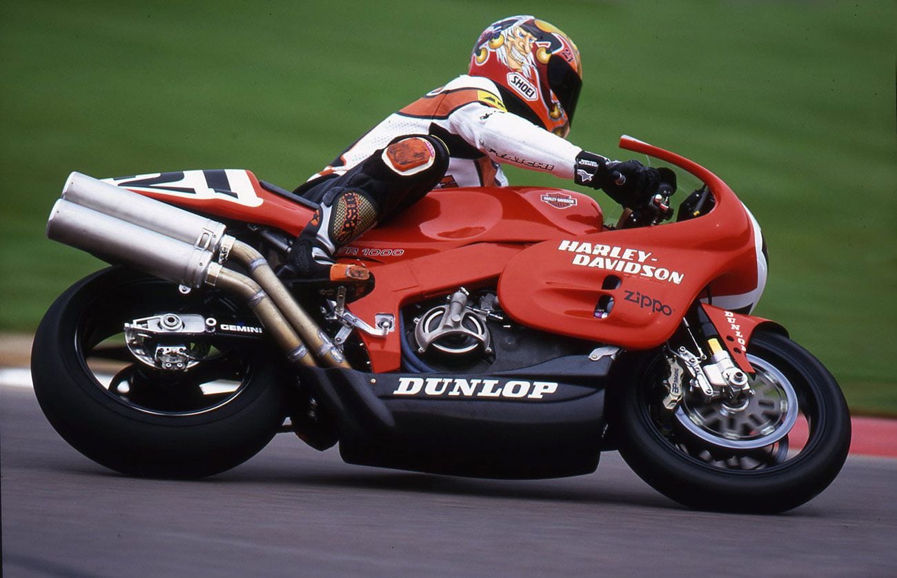 Canadian Pascal Picotte was Harley’s longest-serving rider on the VR1000.