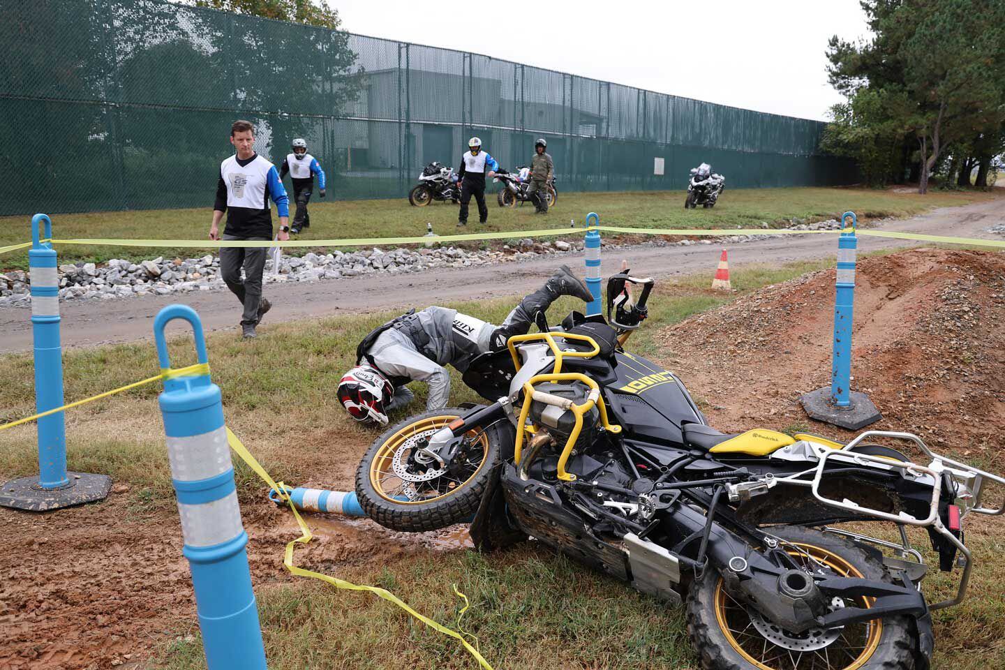 A dropped GS is a common sight at Qualifying.