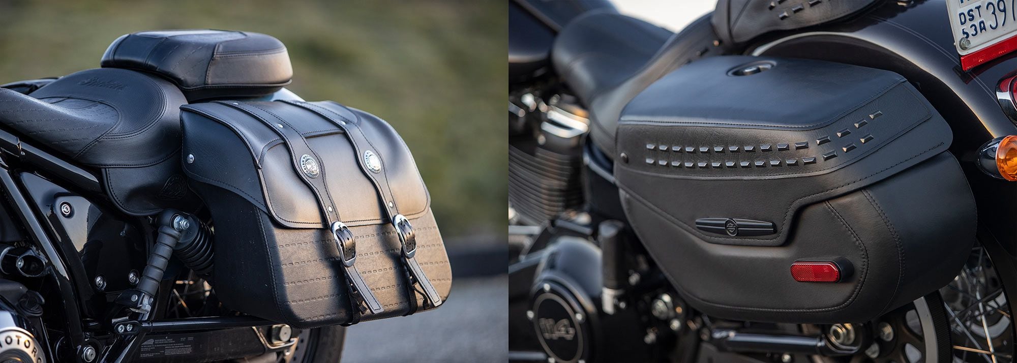 Each bike’s saddlebags can be removed with two bolts a piece, but the squared off and lockable bags on the Heritage proved to be more spacious and convenient to use.