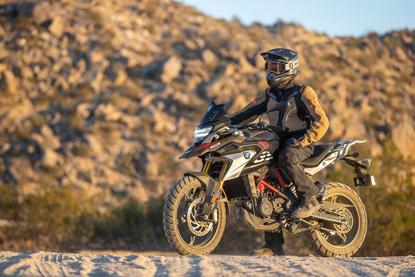 The BMW G 310 GS is not all bark and no bite. For modest off-road adventures, the lightweight ADV will surely get you there.