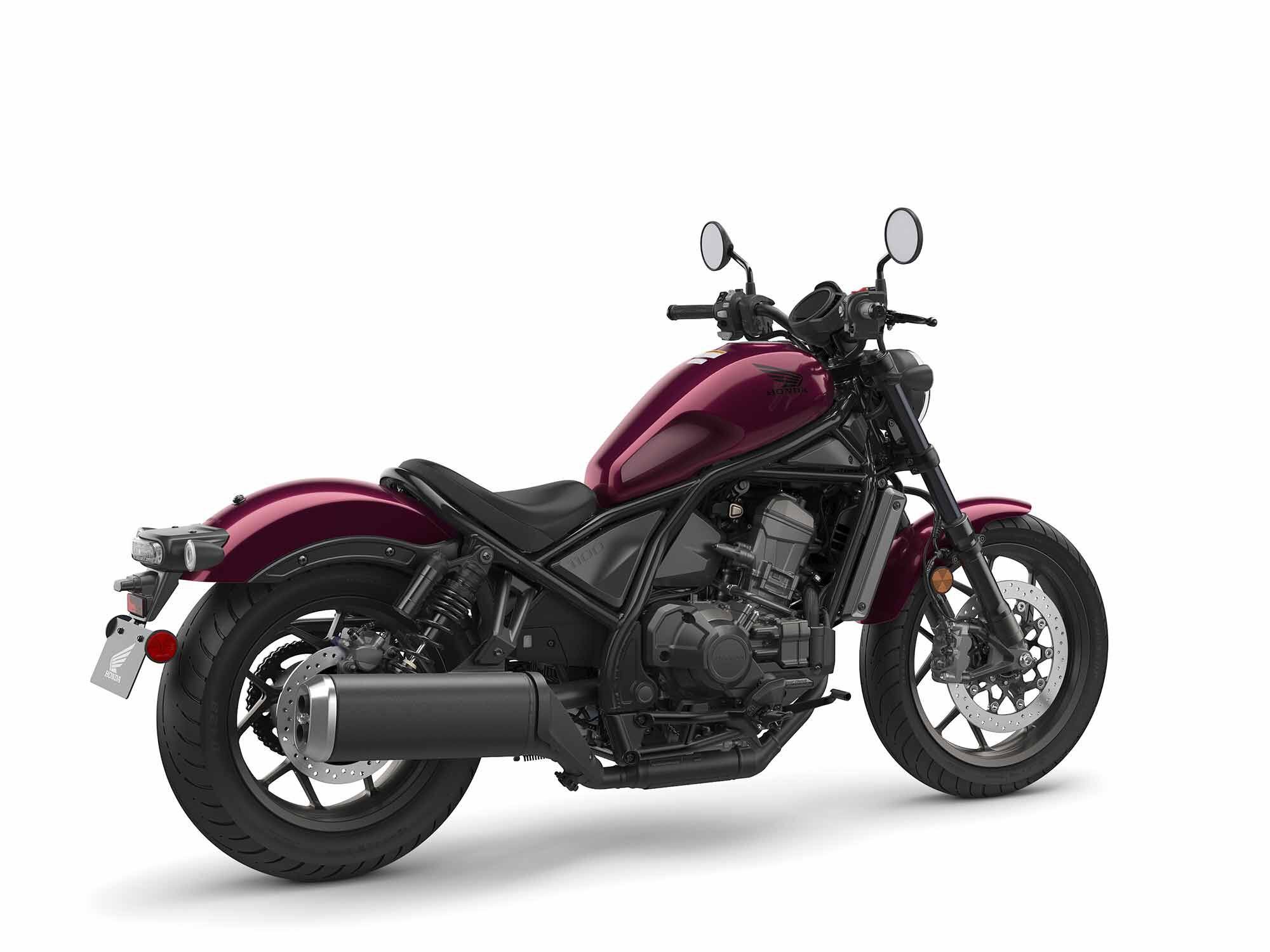 The Honda Rebel should be available beginning in January.