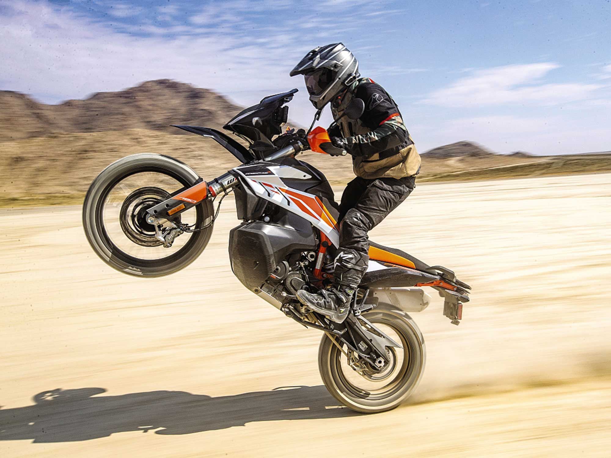 KTM’s 790 Adventure R is the ultimate performer for off-road action in the adventure-bike category, no matter your skill level.