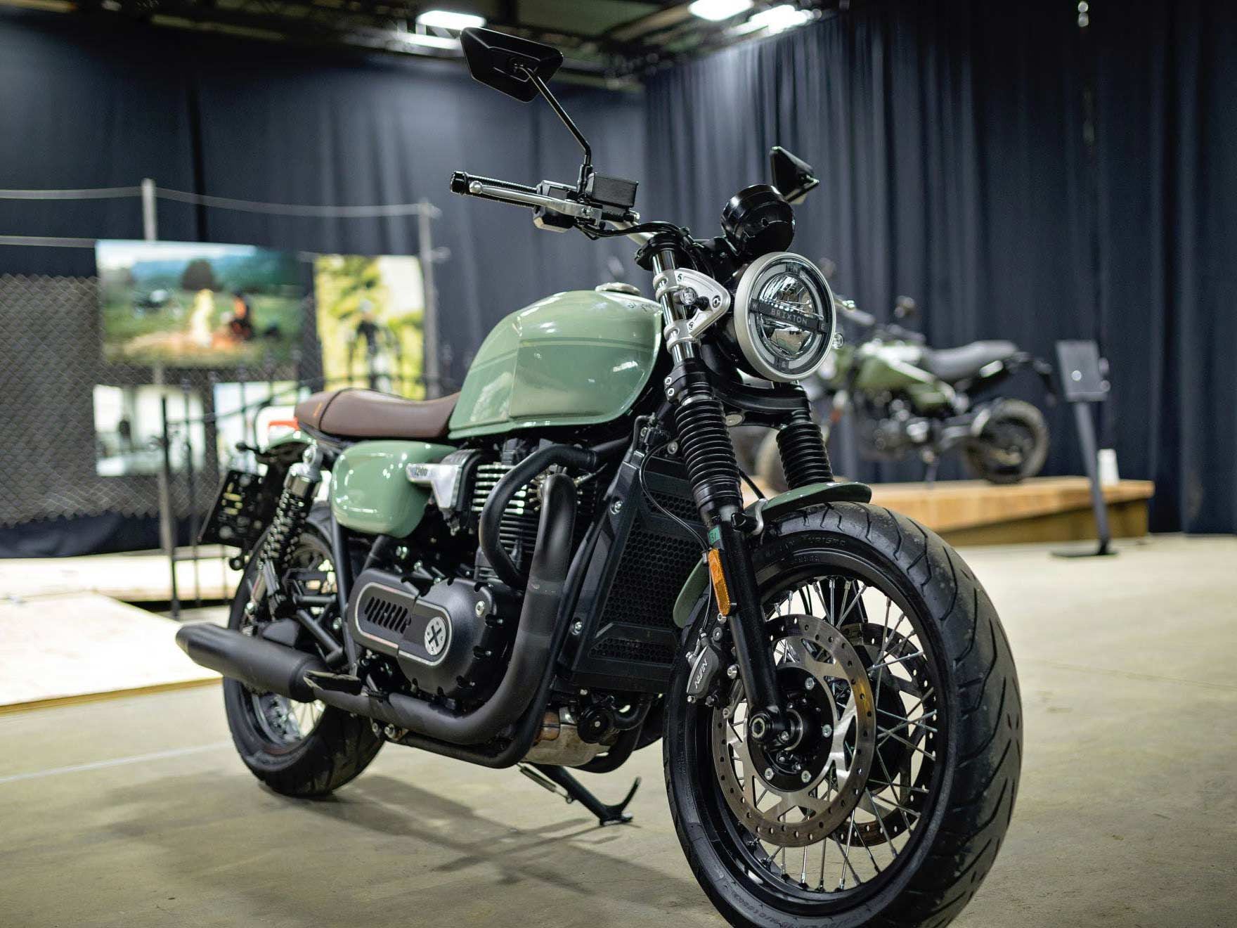 The Brixton Cromwell 1200 is clearly going after Triumph’s Bonneville range.