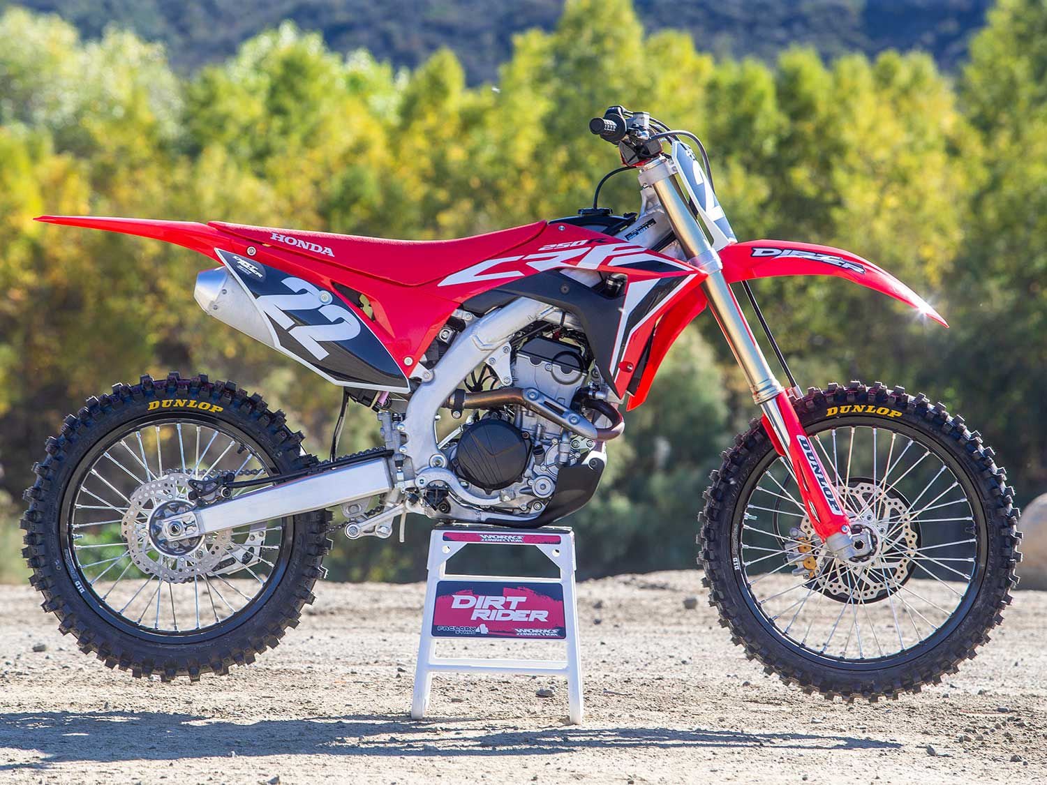 Returning completely unchanged for 2021, the Honda CRF250R finishes one mark below its ranking in last year’s 250F Motocross Shootout.