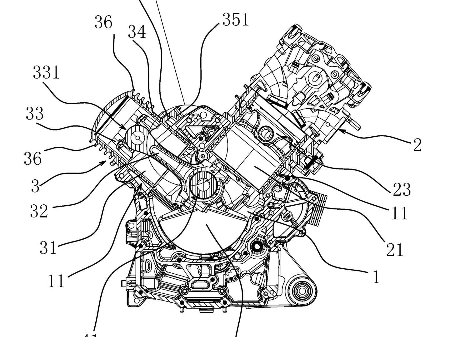QJMotor has filed patents for a single-cylinder engine that utilizes a second dummy cylinder as a counterbalancer.