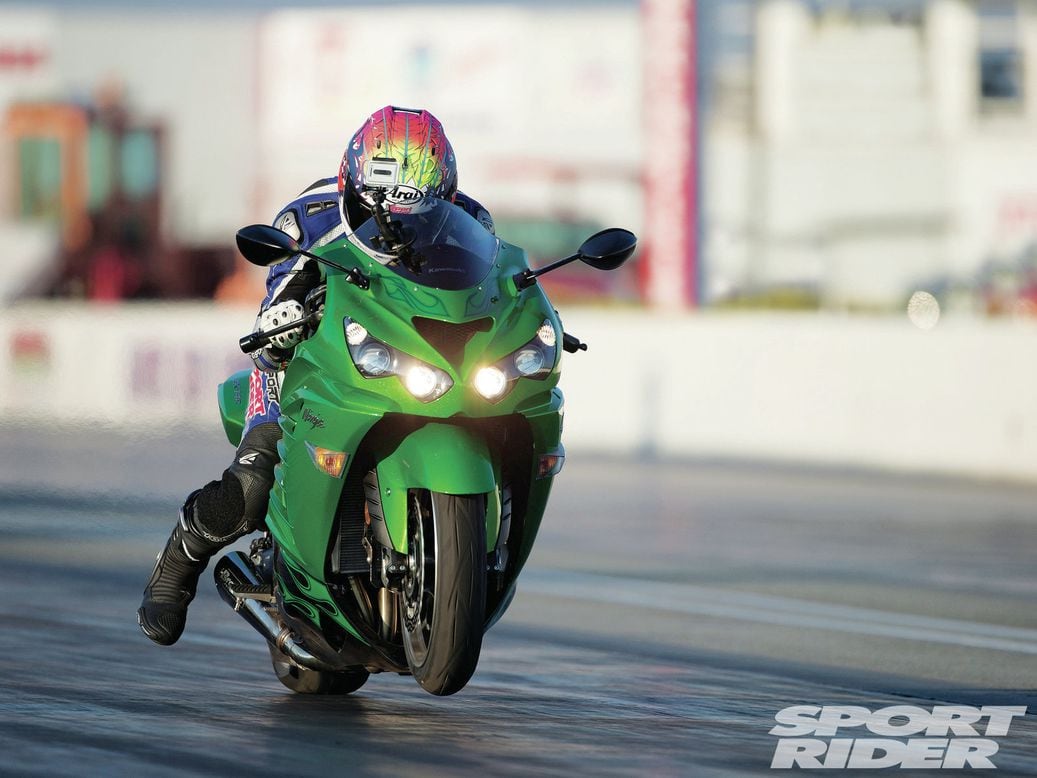 Kawasaki ZX-14R 8-second Quarter Mile Attempt | Cycle World