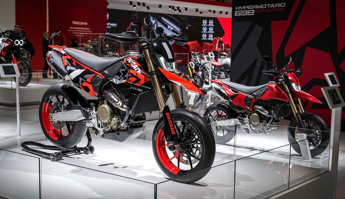 The 2024 Ducati Hypermotard 698 Mono was just named the Most Beautiful Bike at EICMA 2023, but we still can’t wait to get it dirty.