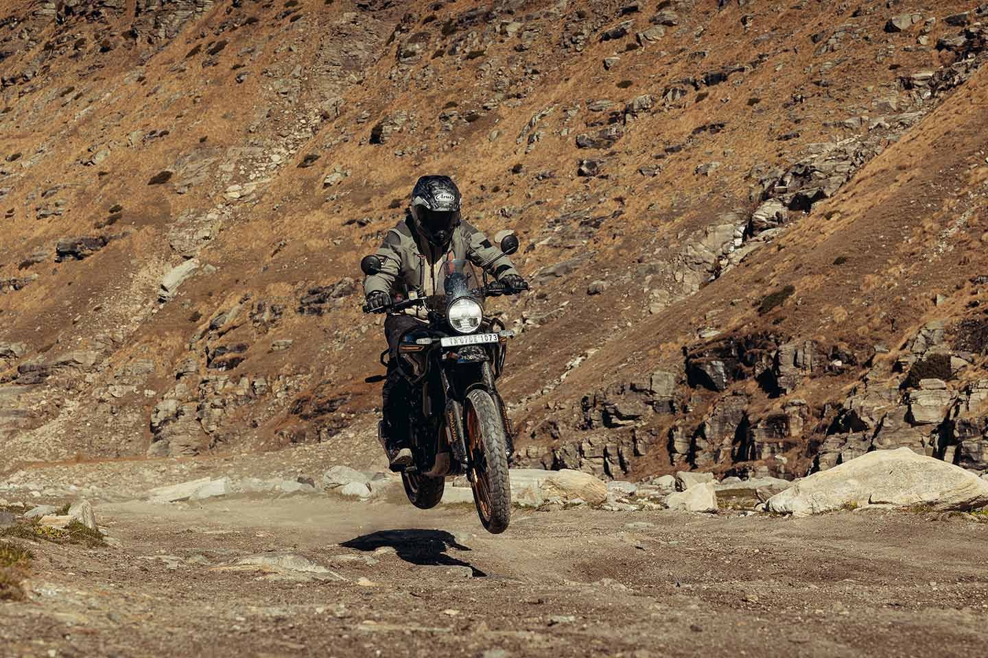 Make no mistake, the new Himalayan is ADV worthy, with a really competent chassis and good suspension.