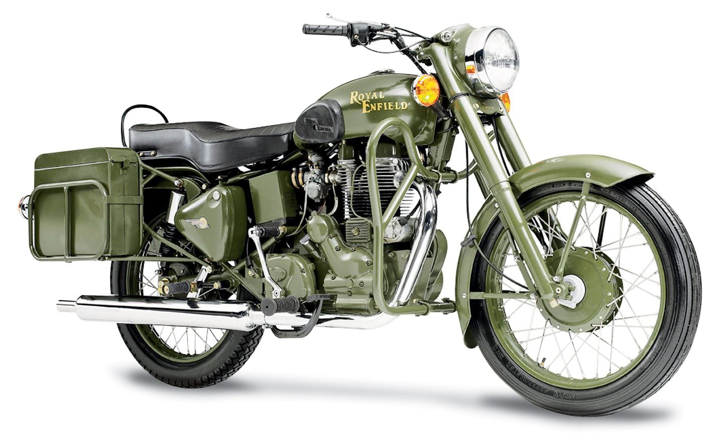 Royal Enfield Bullet 500 Military Motorcycle Test Ride | Cycle World