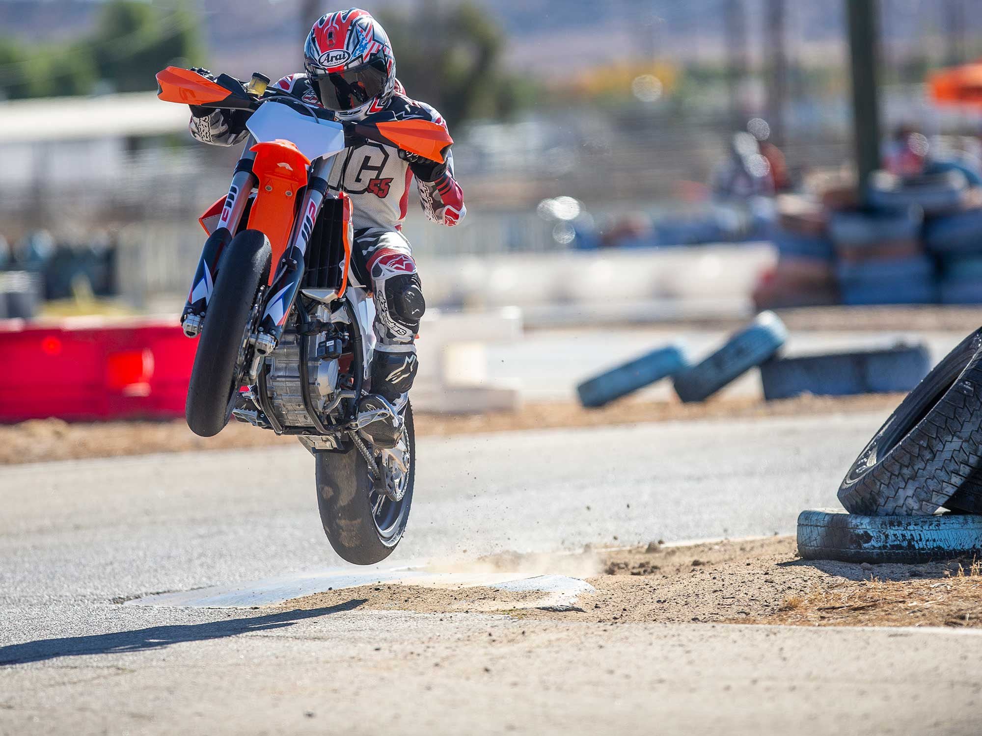 Fun? Ridiculously. Supermoto might be the epitome of hooliganism on two wheels, but also serves as a relatively inexpensive alternative to trackdays.