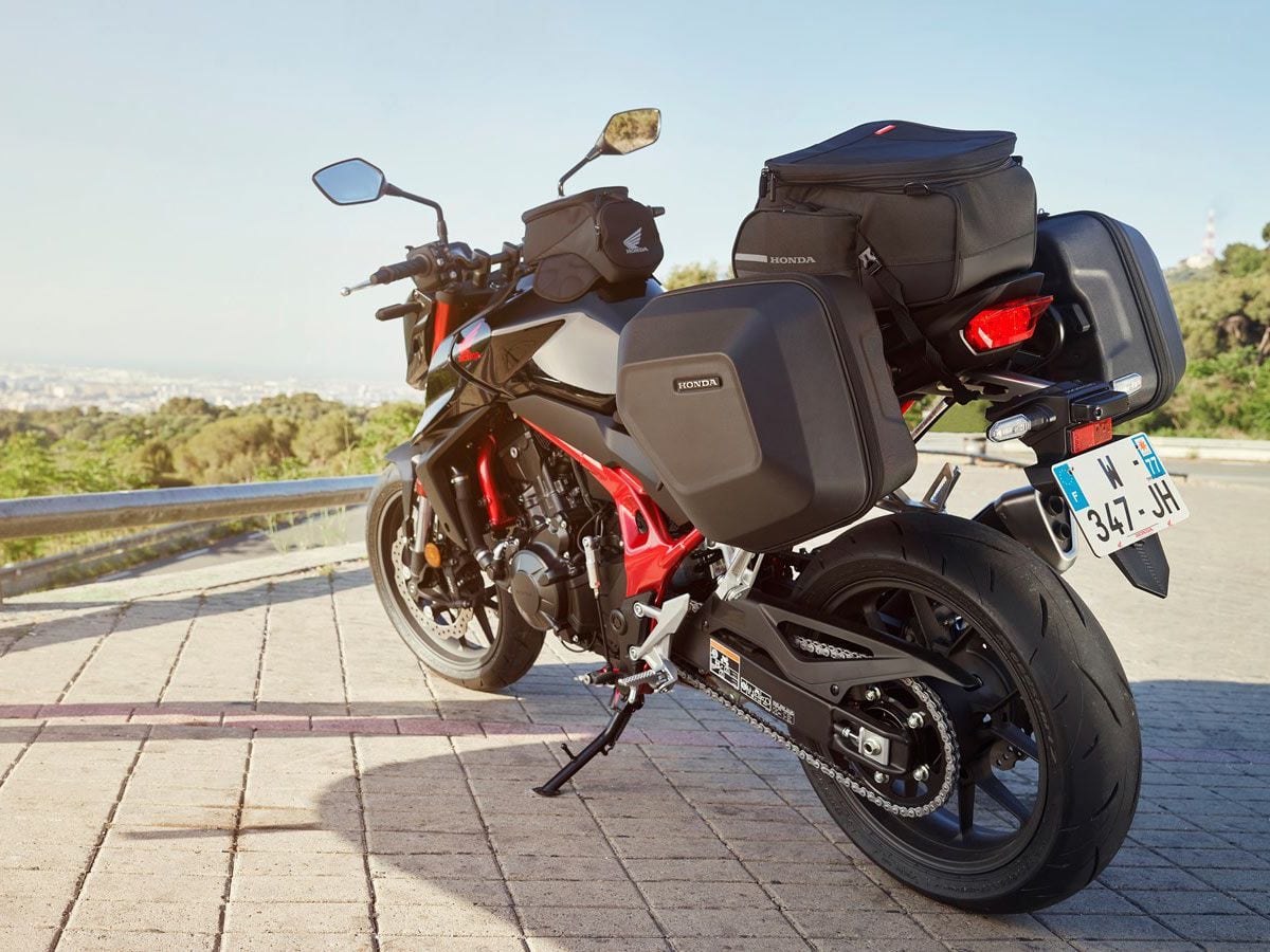 Honda will offer multiple accessory packages and a variety of luggage options.