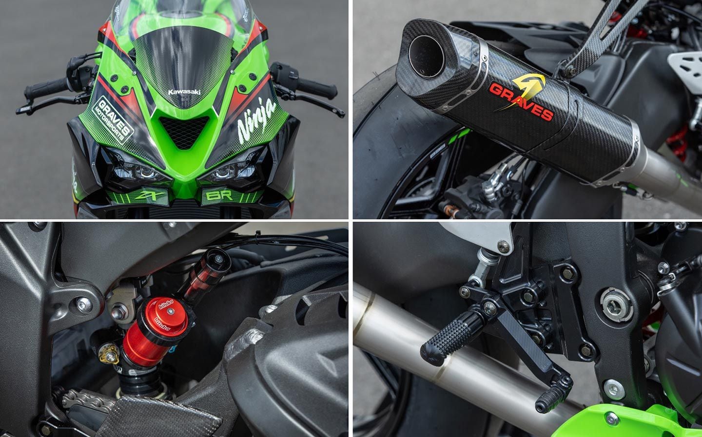 A closer look at some of the hardware on the Graves Motorsports ZX-6R build.