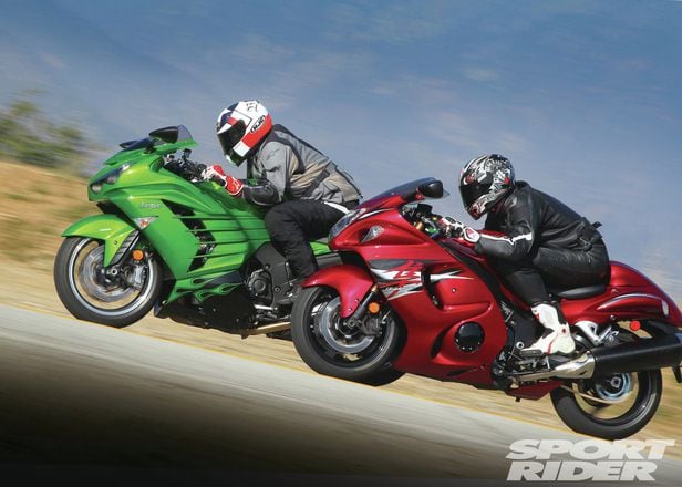 2012 Kawasaki ZX-14R vs Suzuki Hayabusa | Cycle World