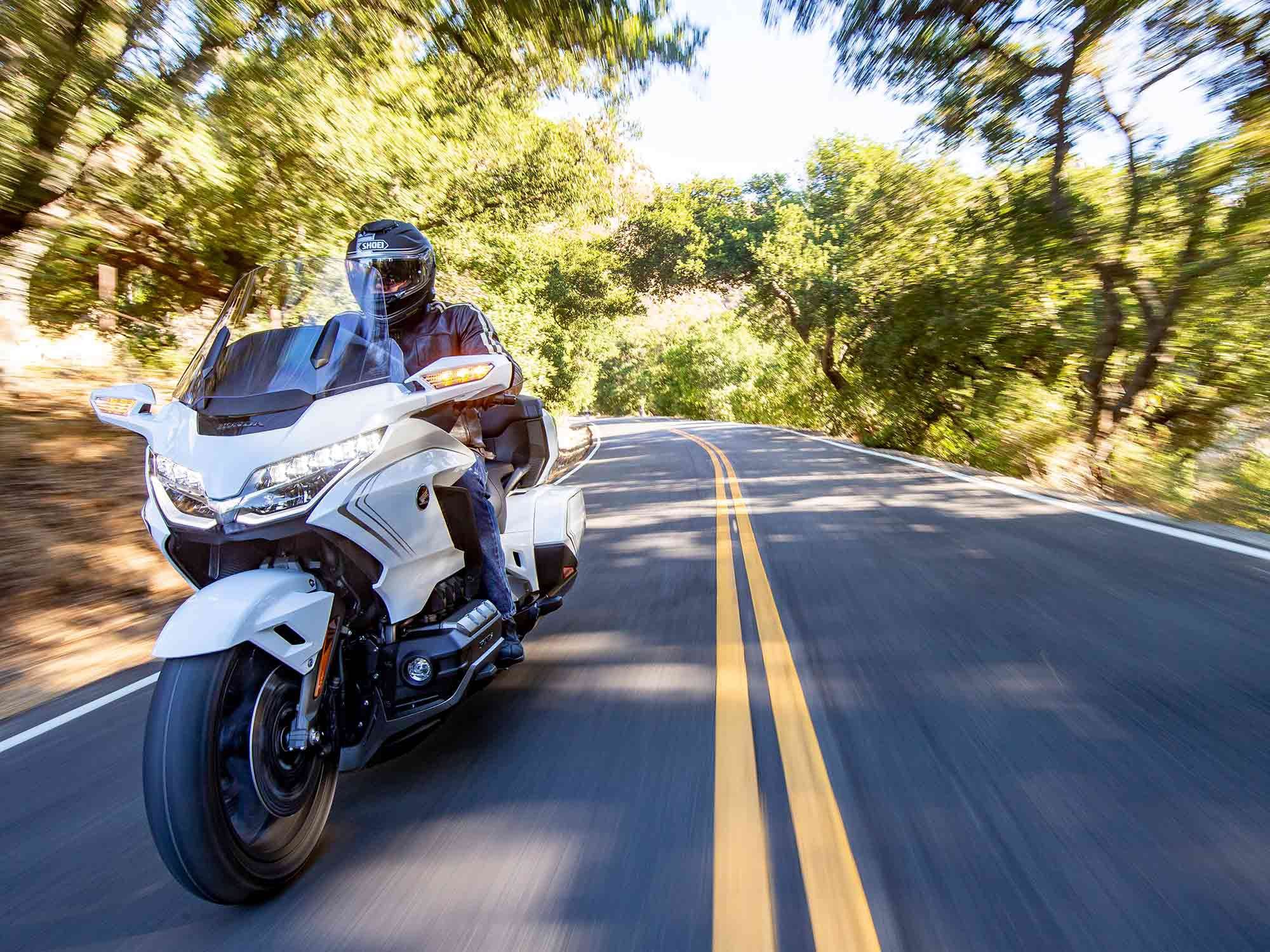 Its combination of sportiness, comfort, capability, and ease of use make the Honda Gold Wing one of the greatest touring motorcycles ever made.