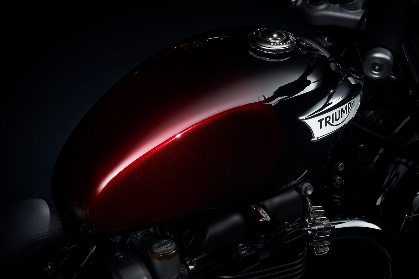 2024 Triumph Speedmaster in Red Stealth.