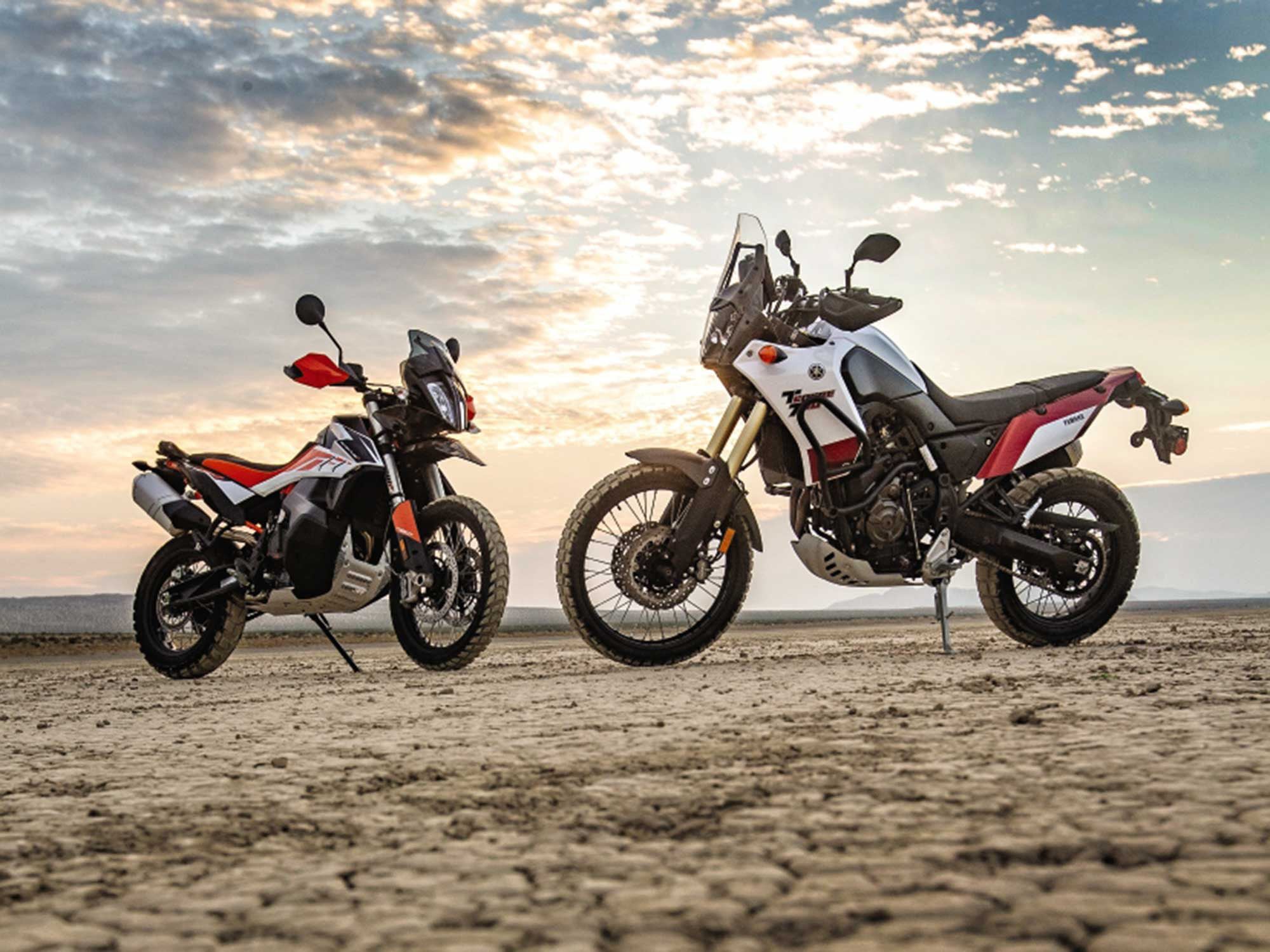 Yamaha’s Ténéré 700 and KTM’s 790 Adventure R are the two most capable motorcycles in the adventure segment for when the road ends and rally dreams begin.