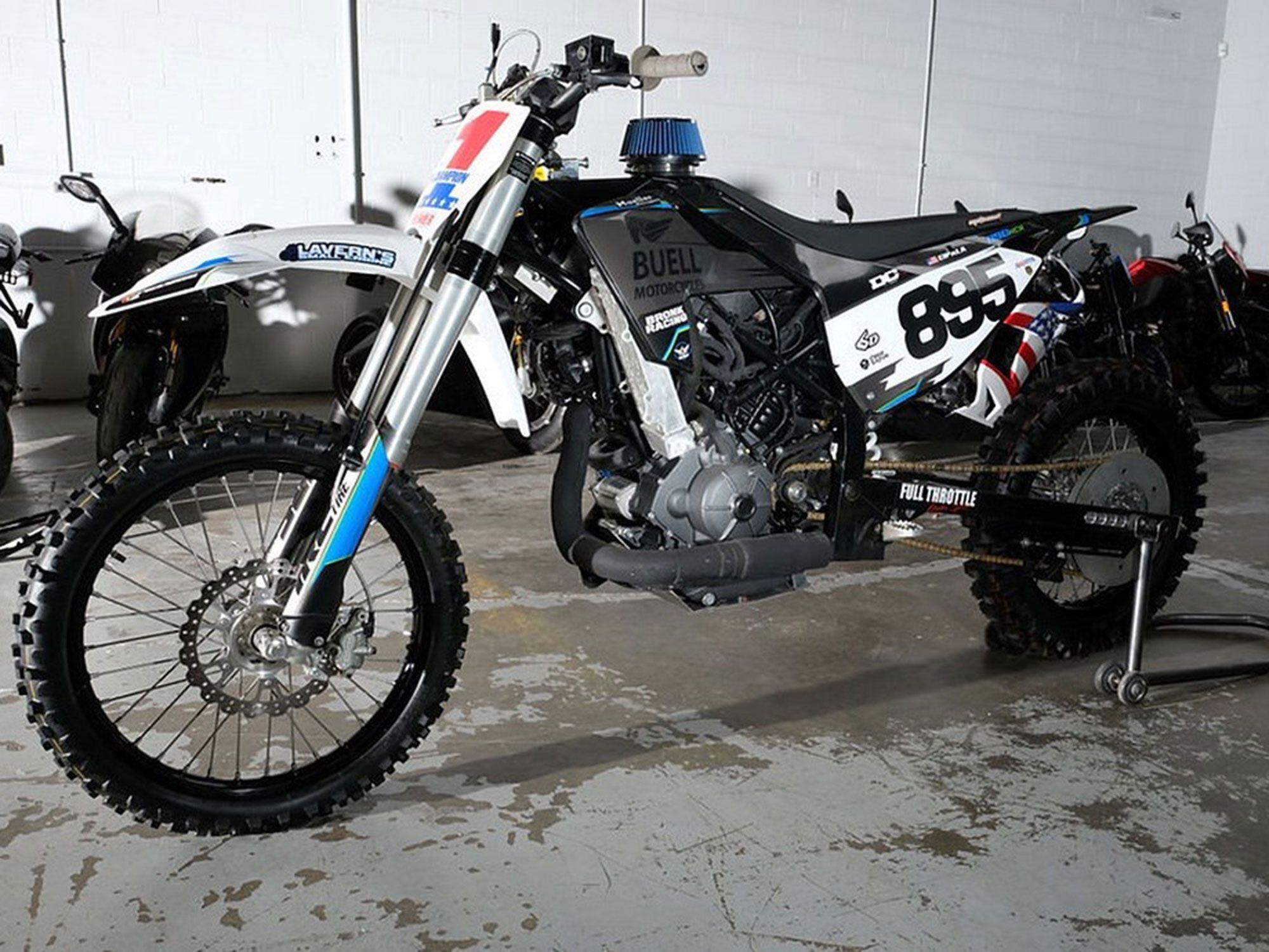 This purpose-built HCR hill climber will serve as the platform for upcoming dirt racing and adventure bikes.