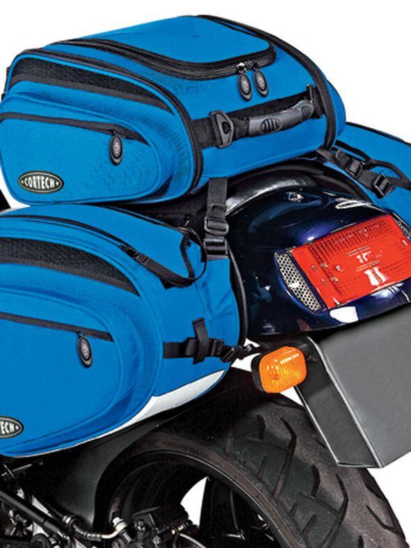 Cortech Sport Saddlebags and Sport Tail Bag Product Review Cycle World