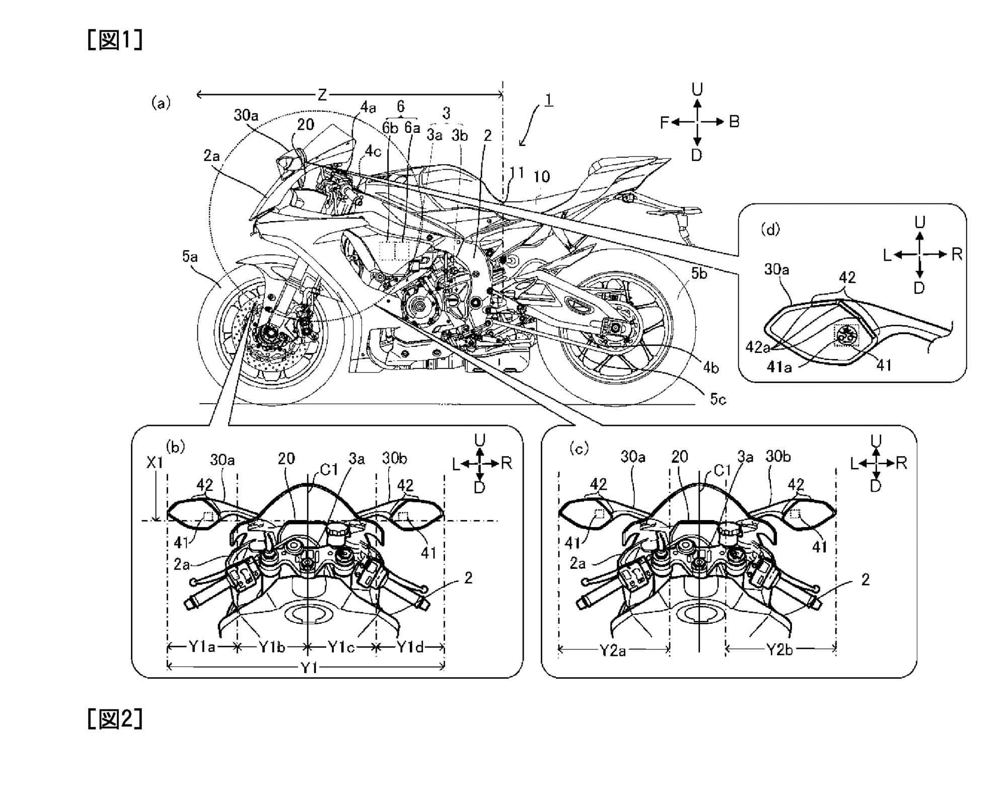 The system also mentions front and rear radars and a vehicle to vehicle comms layer.