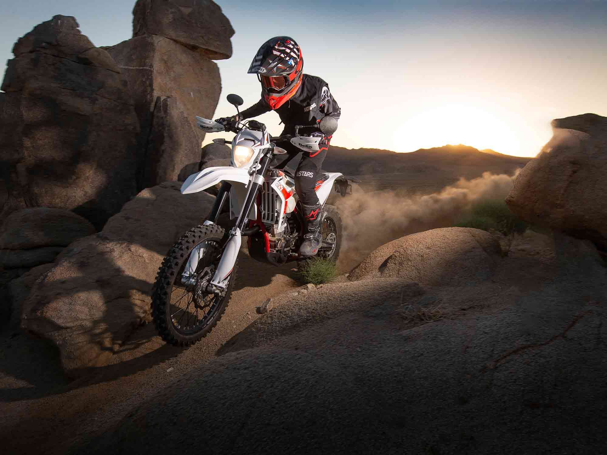 The 2020 Beta 500 RR-S puts a serious edge on dual sport fun with its exciting engine character and a superb-handling chassis.