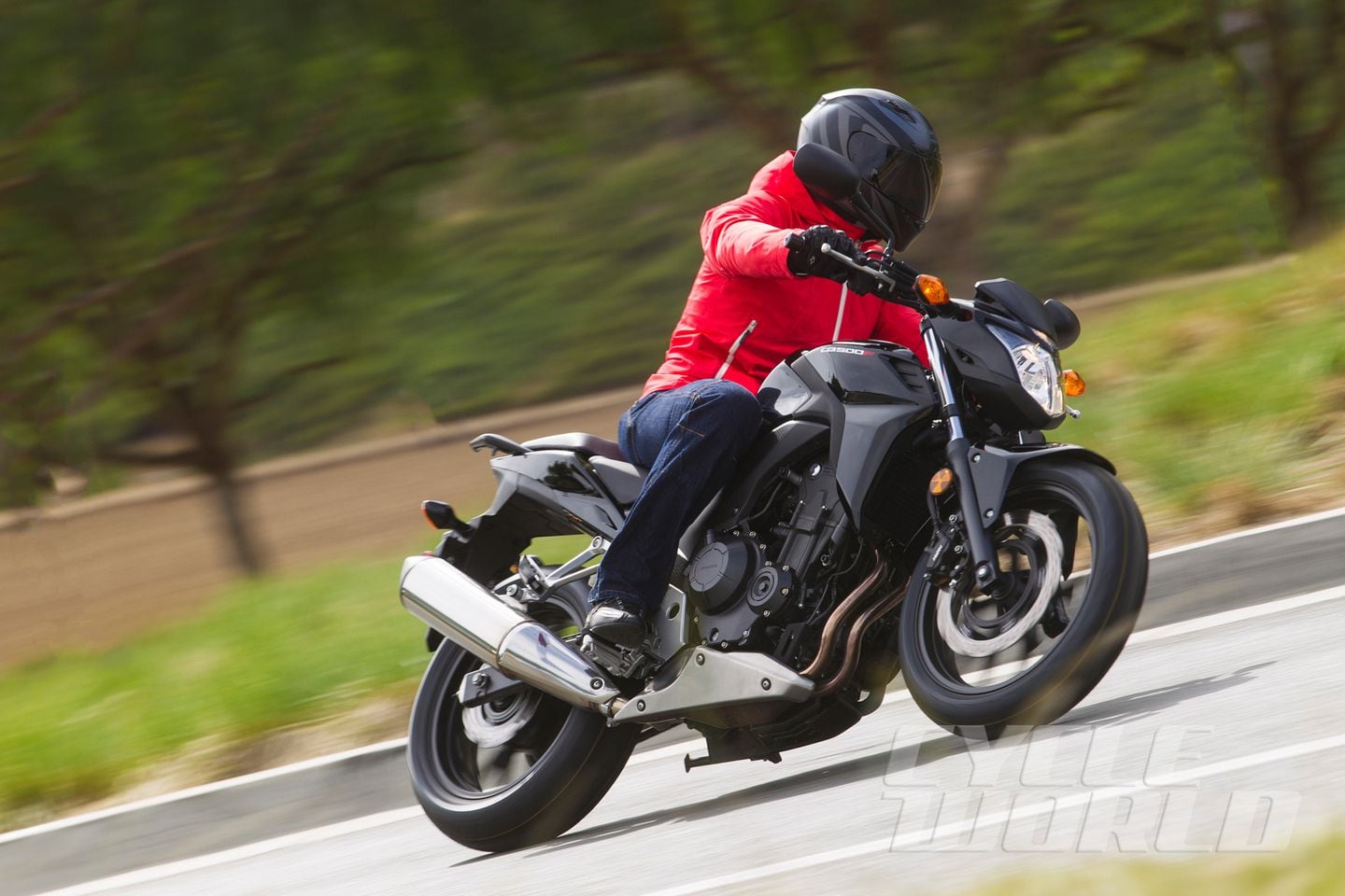Honda Cb500f Riding Impression Naked Motorcycle Review Photos Specs Cycle World 2350