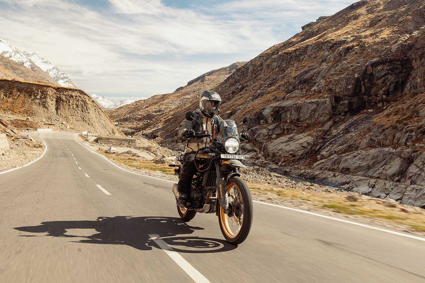 As a streetbike the Himalayan will never keep up with the open-class crowd, but that wasn’t the intention.