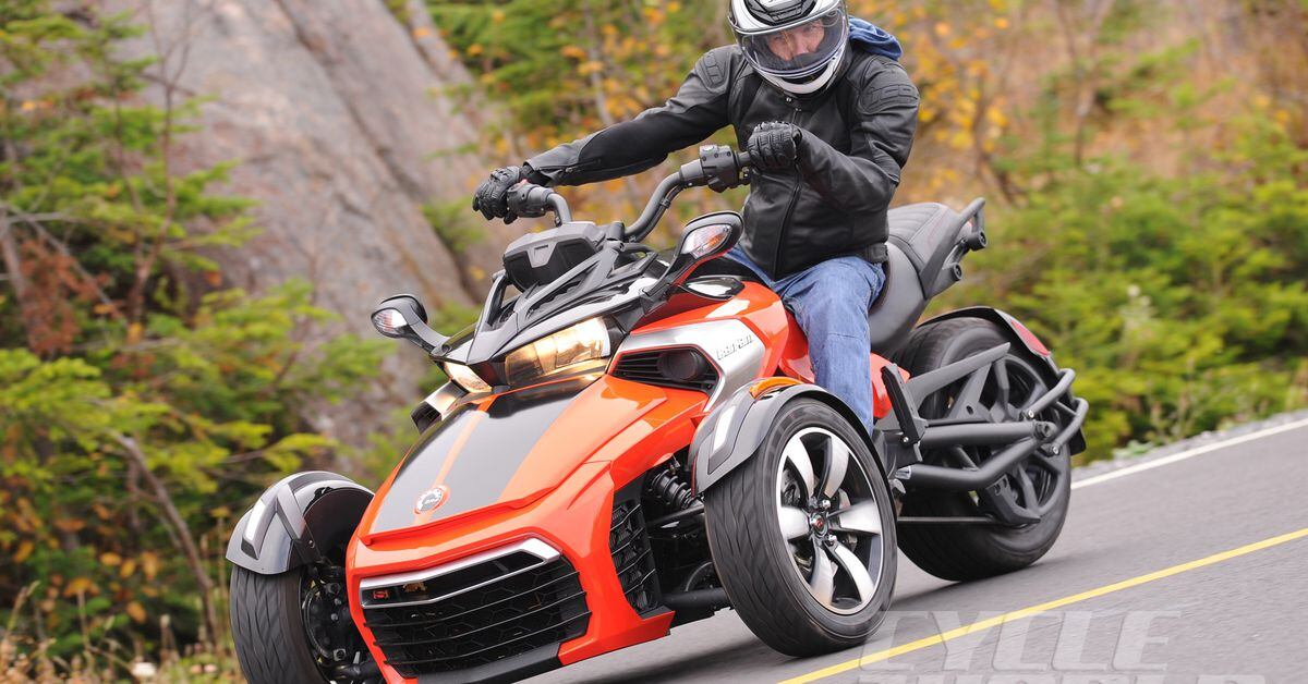 2015 Can-am Spyder F3 Three-wheeler First Ride Review- Photos- Specs 