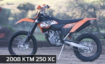 10 Top Motocrossers: 2008 KTM 250 XC | Cycle World