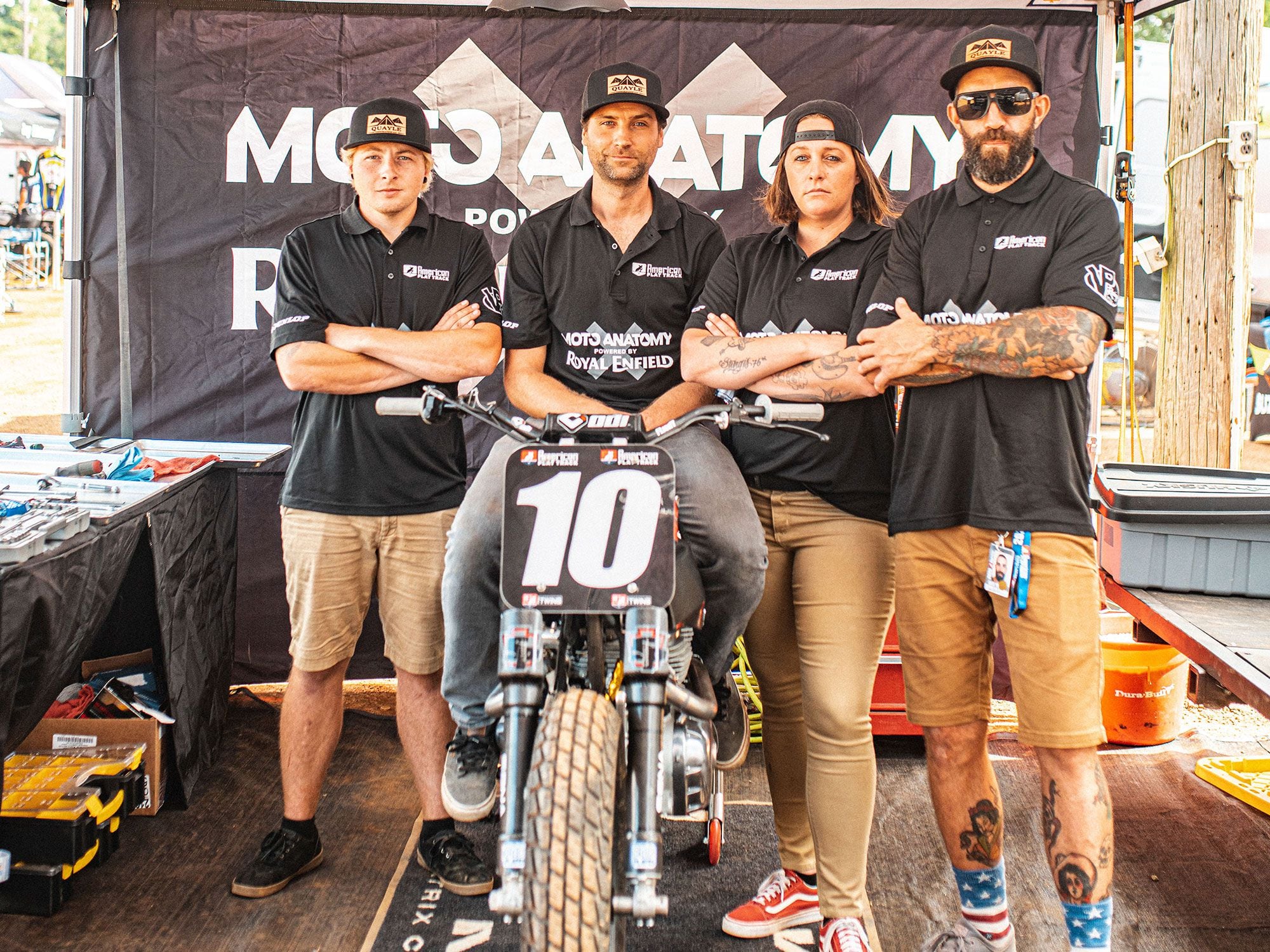 The team, ready for action. As Rob Muzzy once said, “Don’t leave anything behind that you might need—the truck can carry it all.”