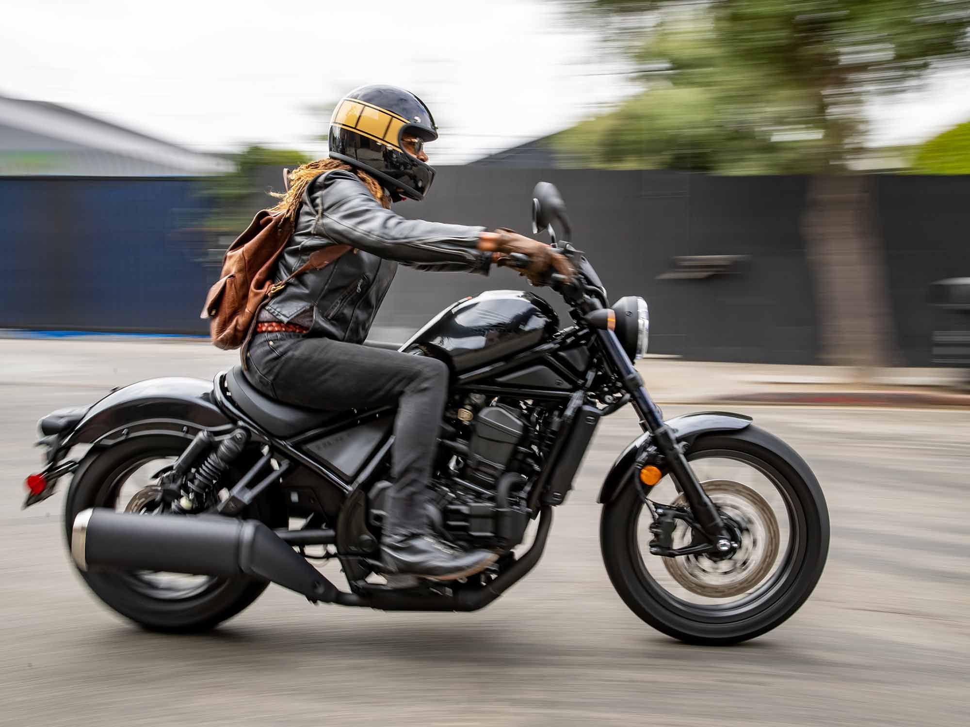 The 2021 Honda Rebel 1100.