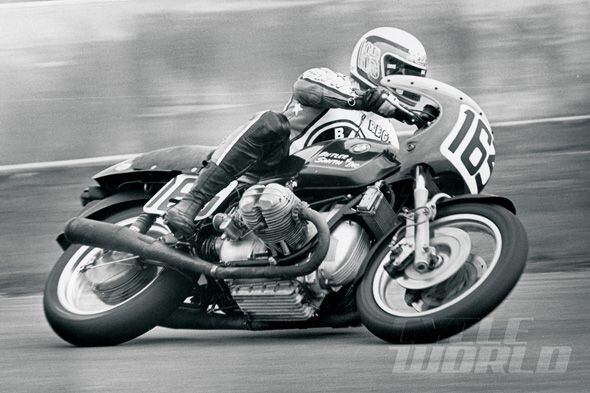 Reg Pridmore on the Butler & Smith BMW.