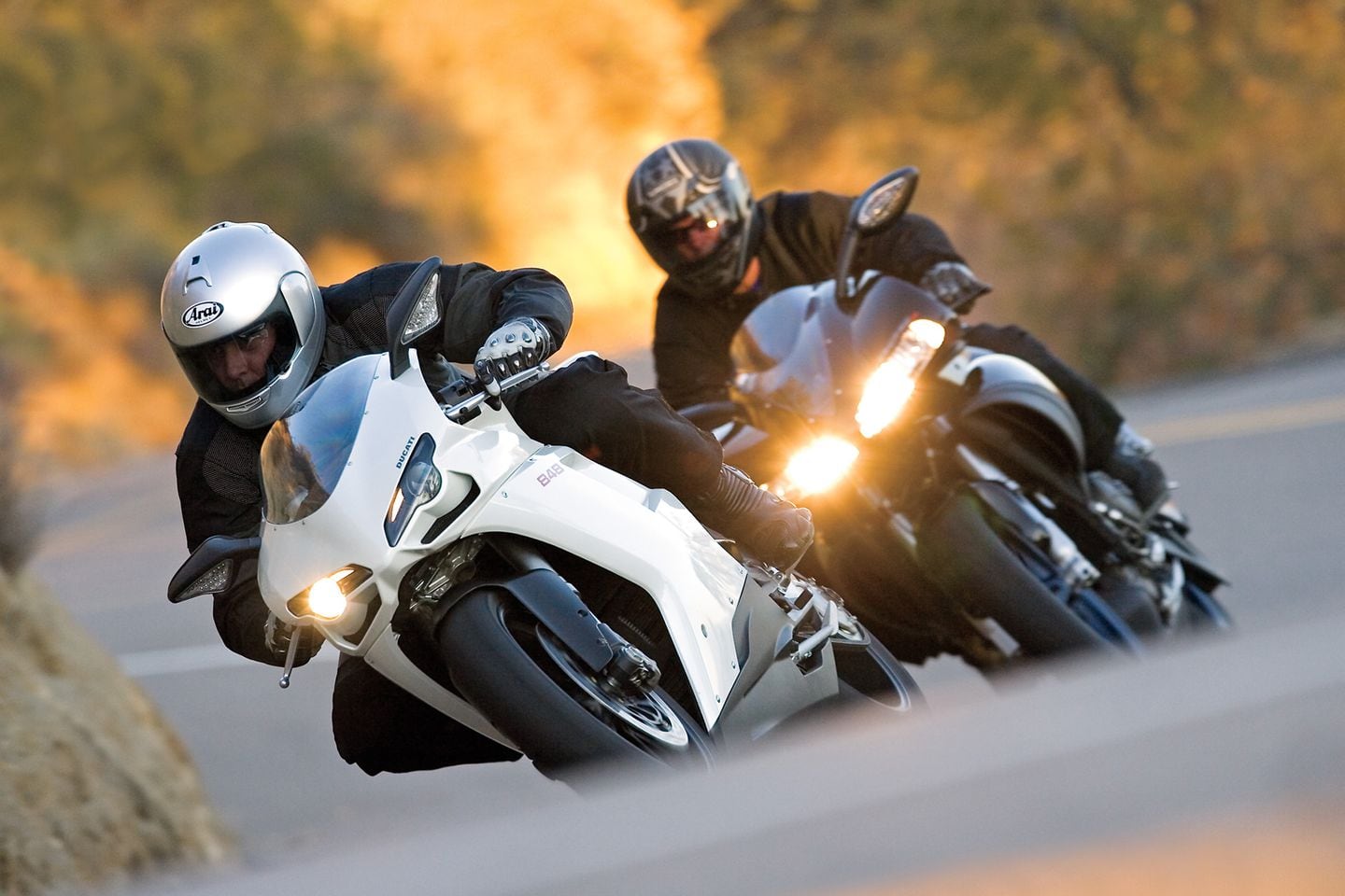 Buell 1125R vs. Ducati 848 Sportbike Motorcycle Review & Comparison