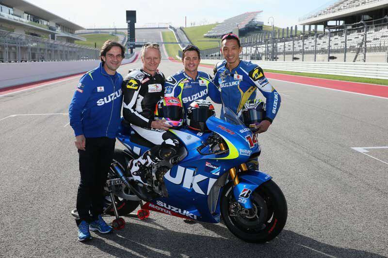 Suzuki MotoGP- Yoshimura- Kevin Schwantz Test at Circuit of The ...