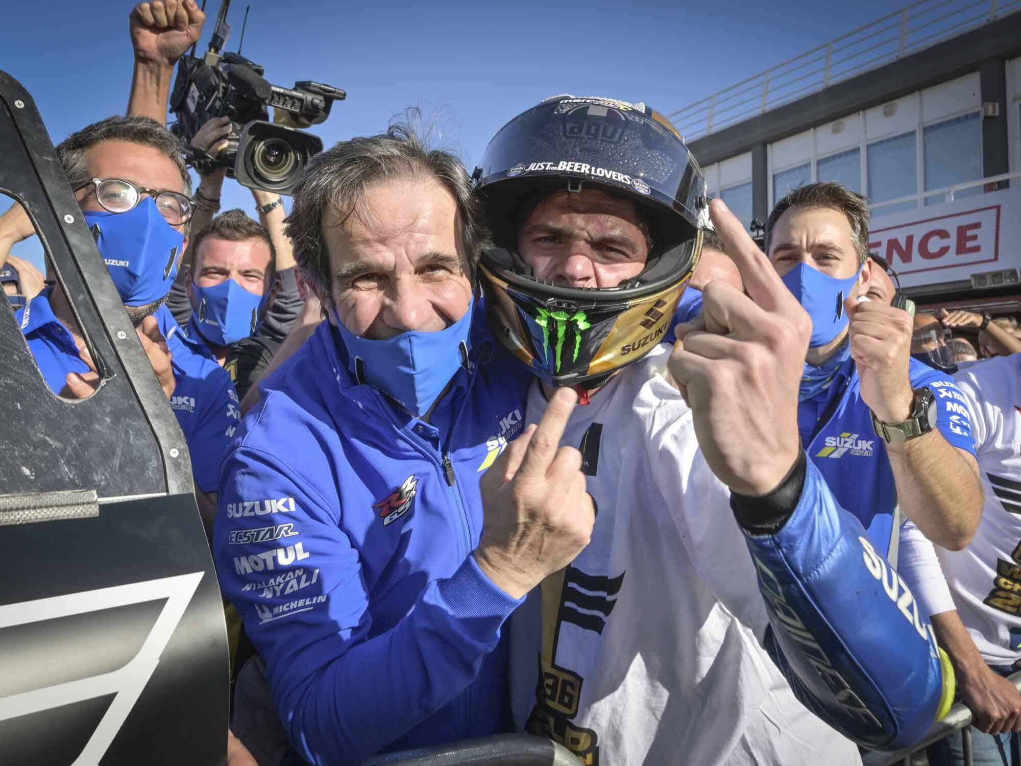 Brivio’s building of an extremely motivated team led to Mir’s 2020 MotoGP Championship.