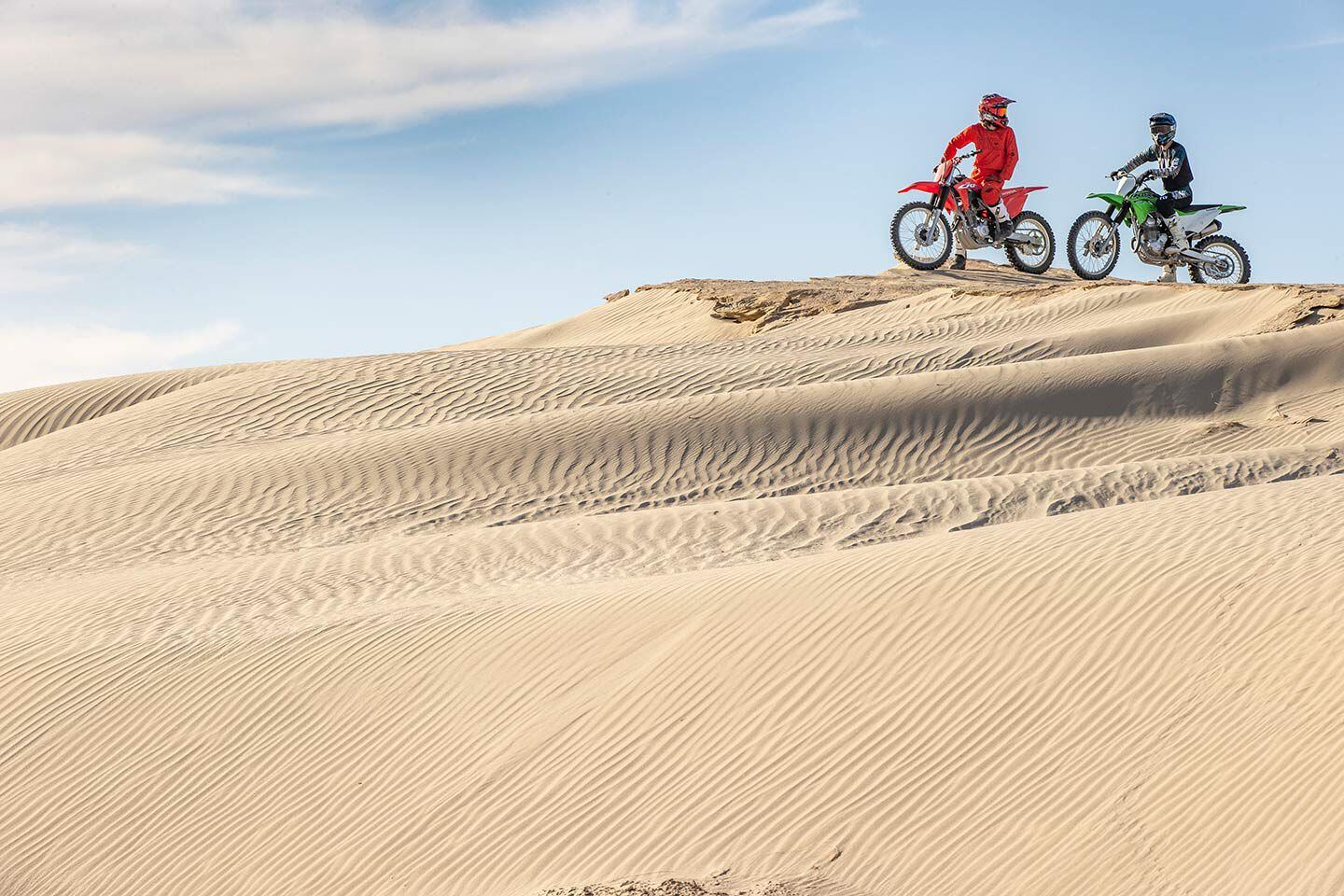 Where to next? The desert is your playground on these easy-to-ride trail bikes.