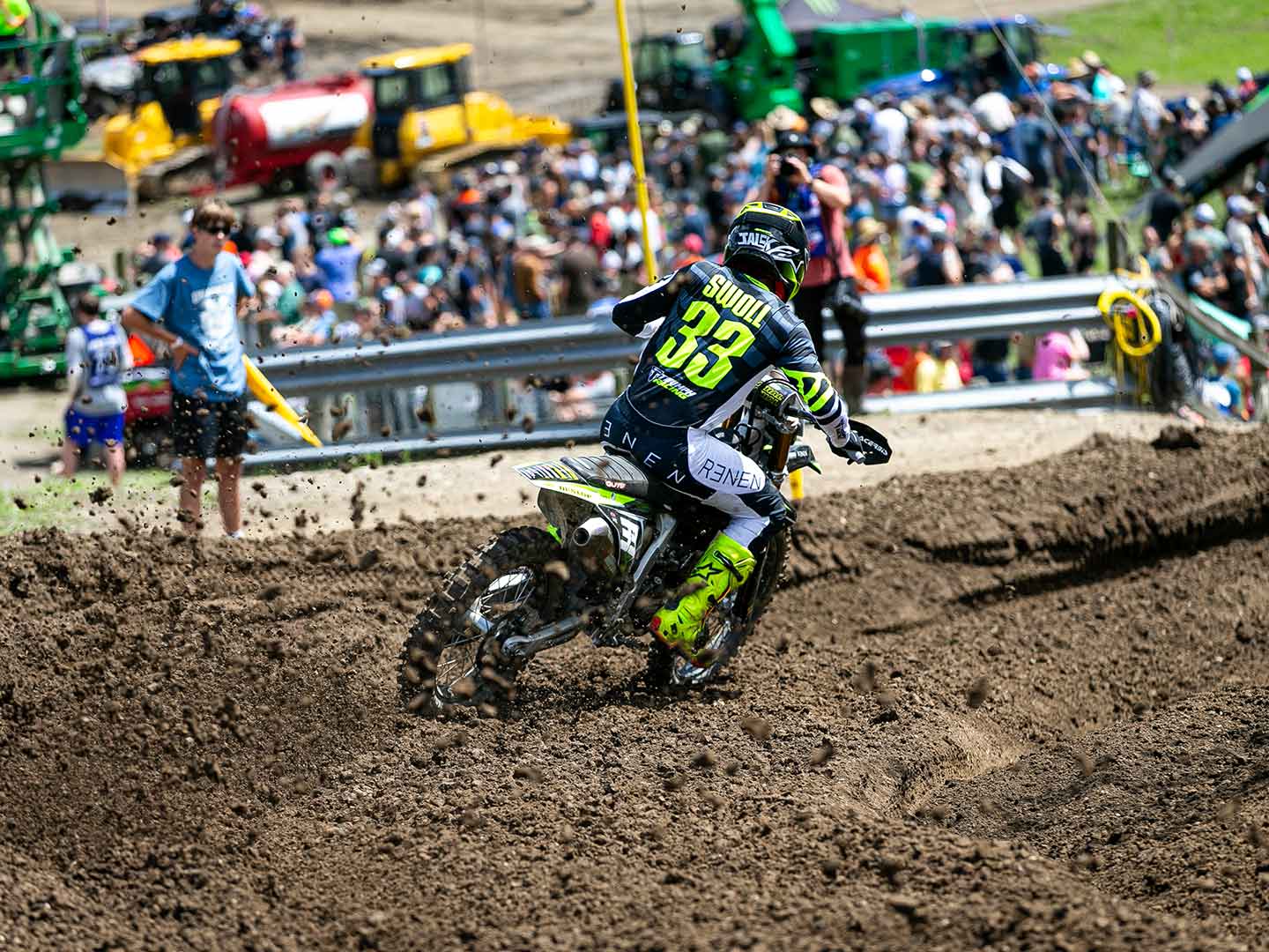 Triumph Racing et Jalek Swoll font un voyage historique vers le podium de l'AMA Pro Motocross