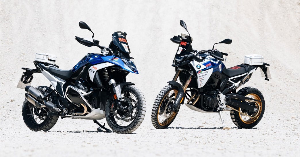 BMW Motorrad presents the R 1300 GS Trophy Competition and F 900 GS Trophy Marshal Bikes for the BMW Motorrad International GS Trophy 2024 Namibia.